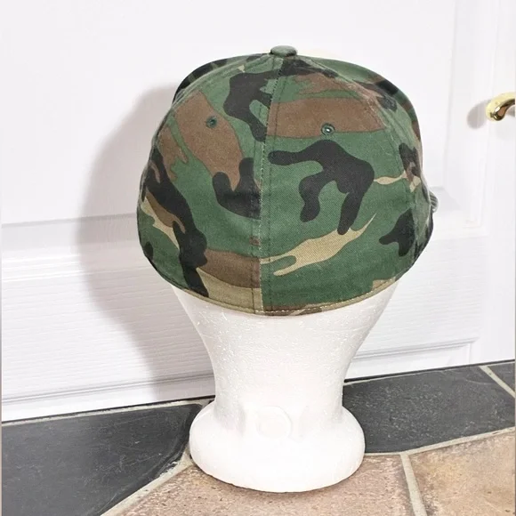 Y2K DC Camo Flexfit 210 Fitted Cap 6 7/8 - 7 1/4 Vintage - Picture 3 of 11